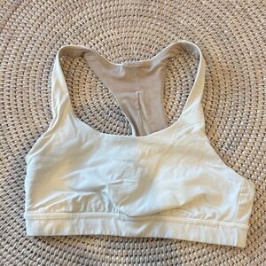 Lululemon Athletica Cream Sports Bra